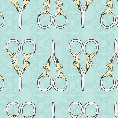 Рококошные ножницы