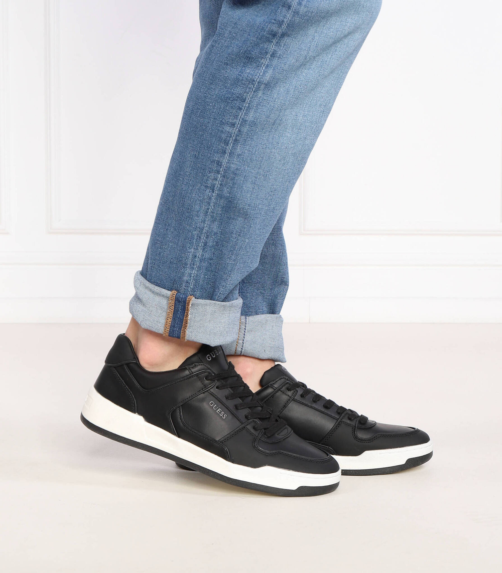 кожаные кроссовки vicenza low Guess - черный(FM8VIL LEA12)