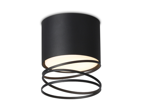 Светильник накладной TN71105 BK черный GX53 max 12W D82*110