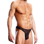 Трусы мужские G-стринги в мелкую сеточку L/XL 50-52 (Цвет: черный)