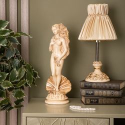 Настольная лампа Лето Weron Айвори с абажуром Адель Айвори