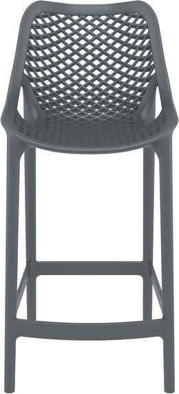 Полубарный стул Air 65 см серый