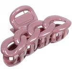 Заколка-краб для волос на блистере «Magic Gloss», кольца, микс 6 цветов, 6,5см