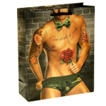 Пакет вертикальный "Мачо" ML (Цвет: черный с серым)