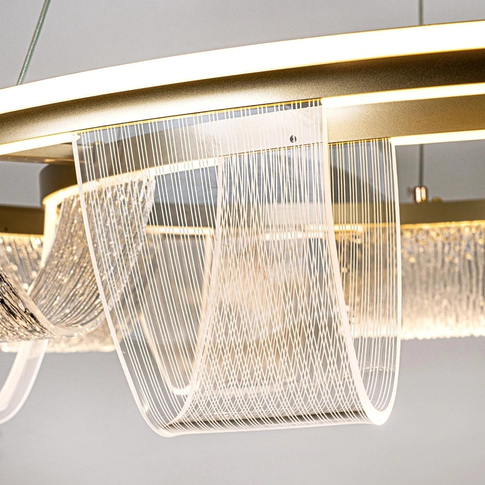 Подвесная люстра Led4U L7706-800 GD