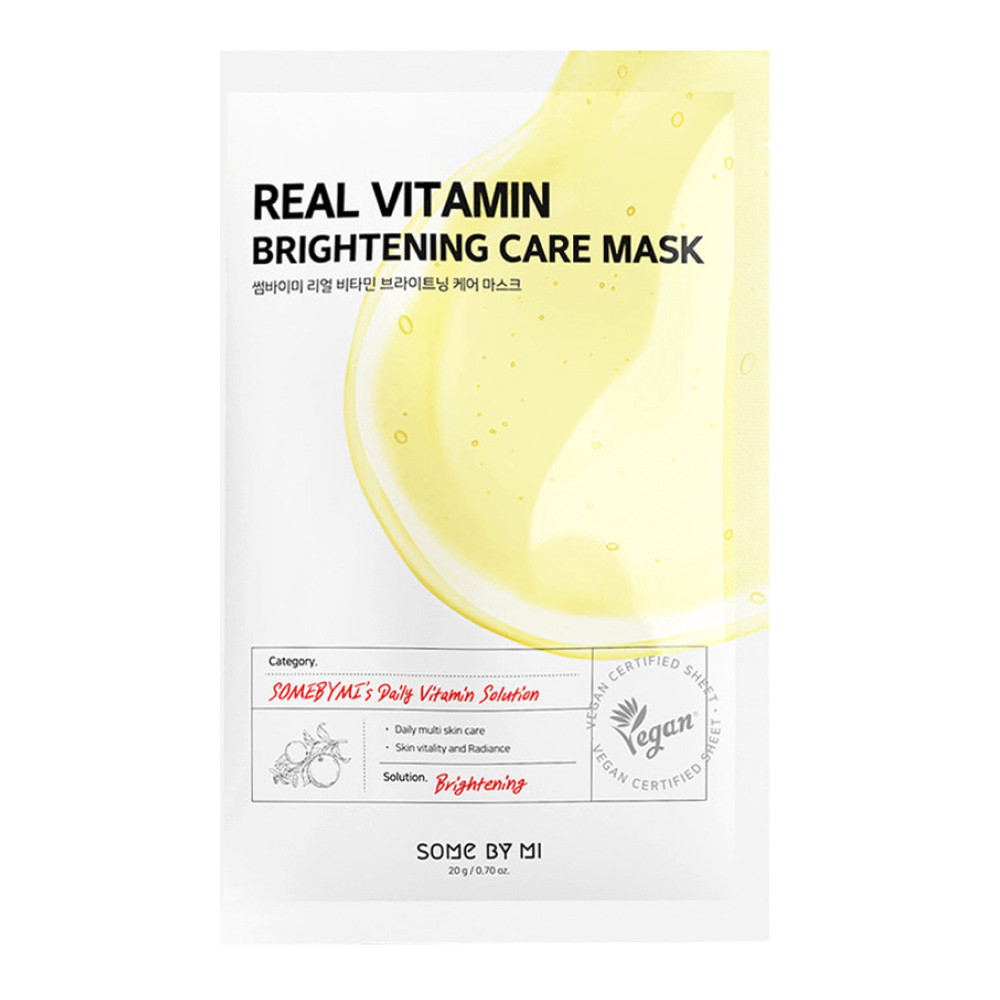 Тканевая маска с витамином С SOME BY MI Real Vitamin Brightening Care Mask