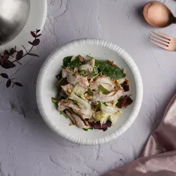 Салатник 200 мл d 17,5 см h7 см плоский White Moon P.L. Proff Cuisine [2]