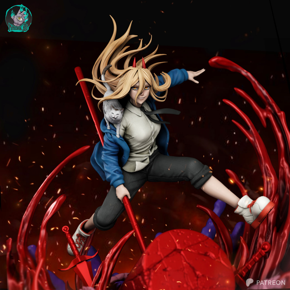 Повер Человек-бензопила Фигурка Power Chainsaw Man