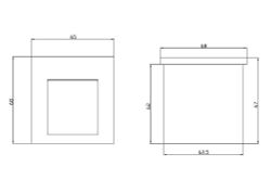 Архитектурный светодиодный светильник Maytoni Arca O038-L3W