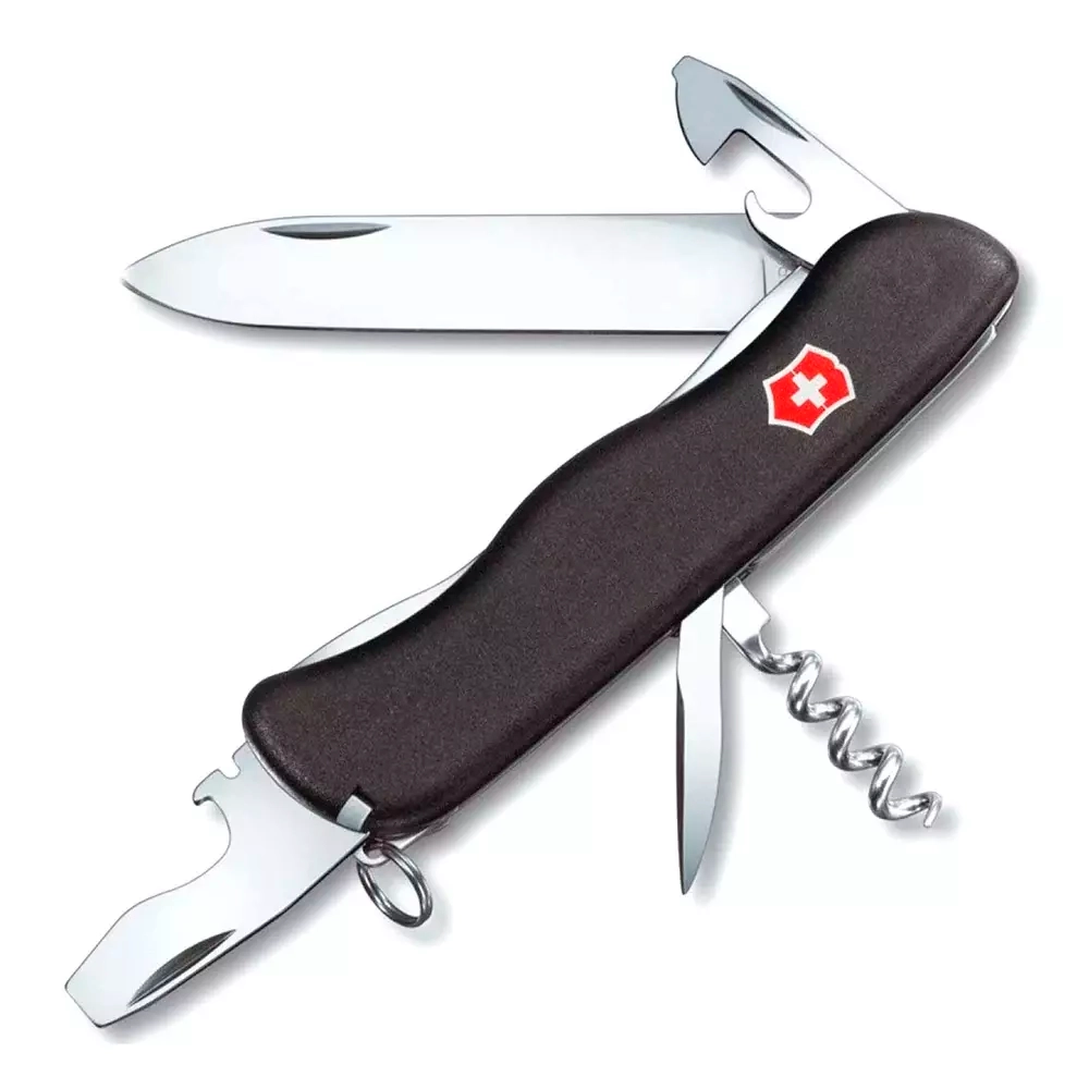 Нож многофункциональный Victorinox Picknicker 111 мм, Black