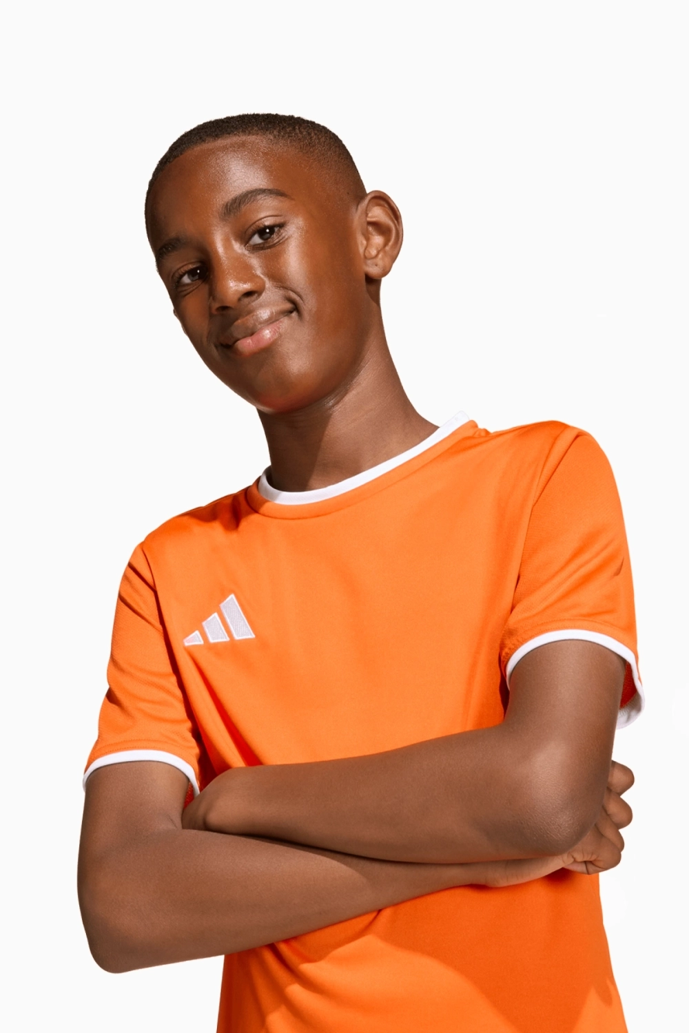 Футболка adidas Entrada 26 Junior - оранжевый