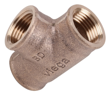 Viega тройник (бронза) 1/2"
