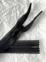 Молния YKK потайная, неразъемная тип 2 черная 580