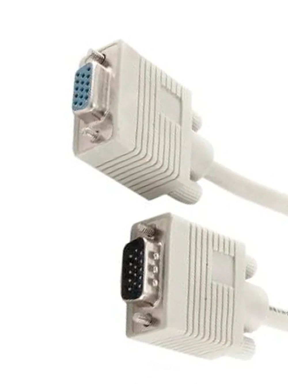 Кабель VGA (M) - VGA (F) 1.8m белый