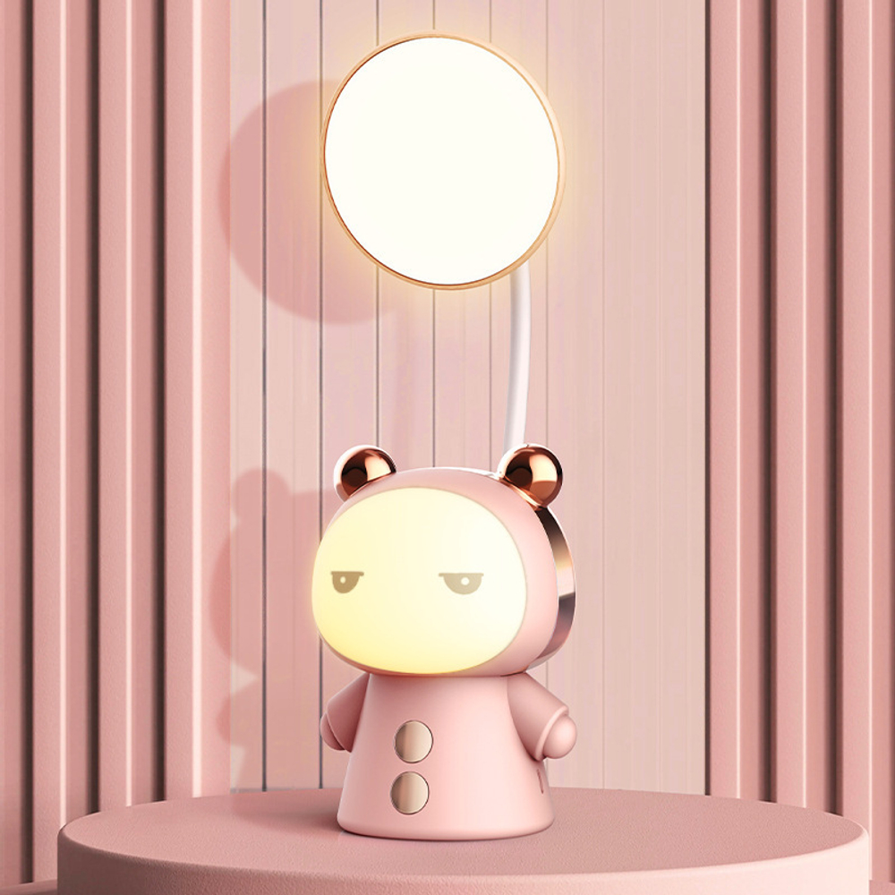 Ночник Night light, розовый
