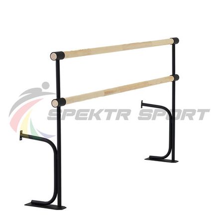 Хореографический станок двухрядный стена-пол Батман