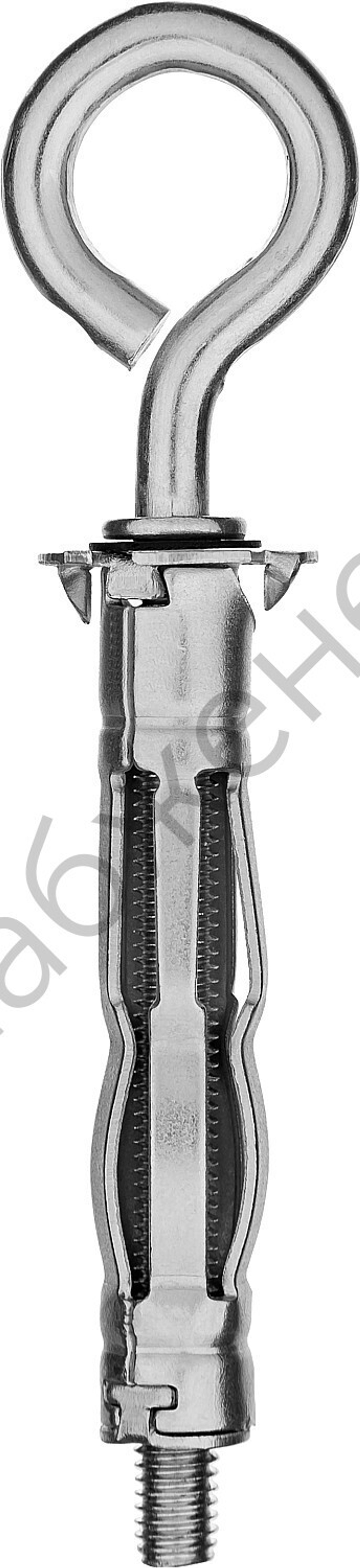 ЗУБР МОЛЛИ М4 x 32 x 8 мм, анкер с кольцом для пустотелых конструкций, 100 шт (302532-04-032)