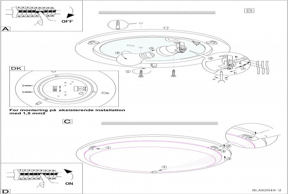 Накладной светильник Eglo Planet 82942