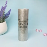 Свеча «New Star» 5*15см цвет серебро ZD-074