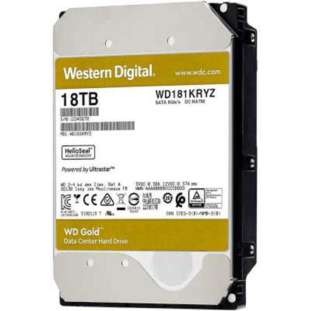Жесткий диск WD Gold 18Tb WD181KRYZ