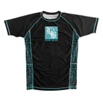 Рашгард Level x Black TEAL PYTHON BLACK