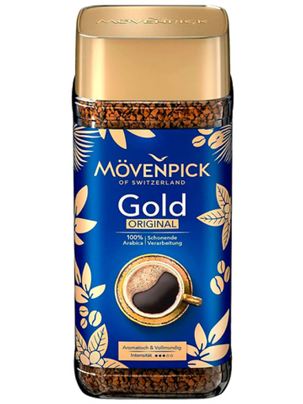 Кофе Movenpick Gold Original, растворимый сублимированный, 100г., Мовенпик