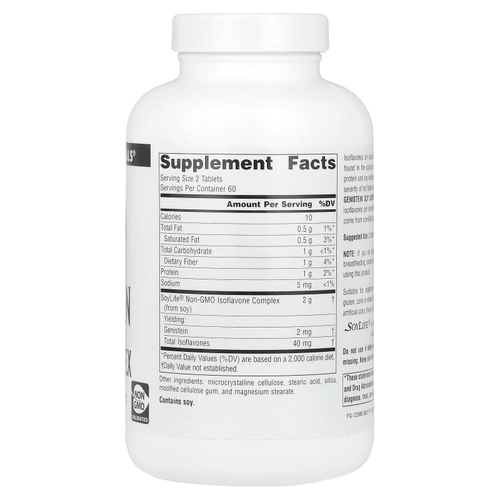 Source Naturals, генистеин, соевый комплекс, 120 таблеток