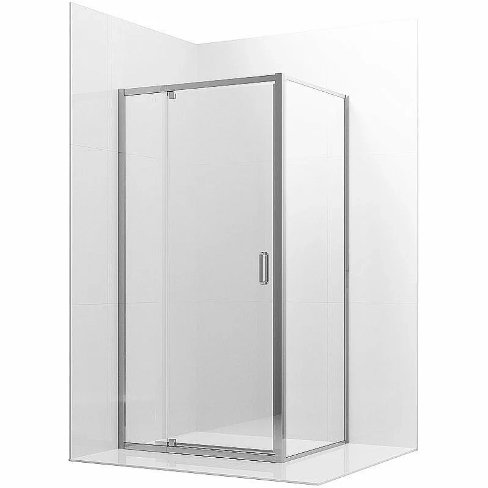 Душевой уголок Ambassador Elysium KX 111021104KX-80KX 100х80 стекло прозрачное/профиль хром