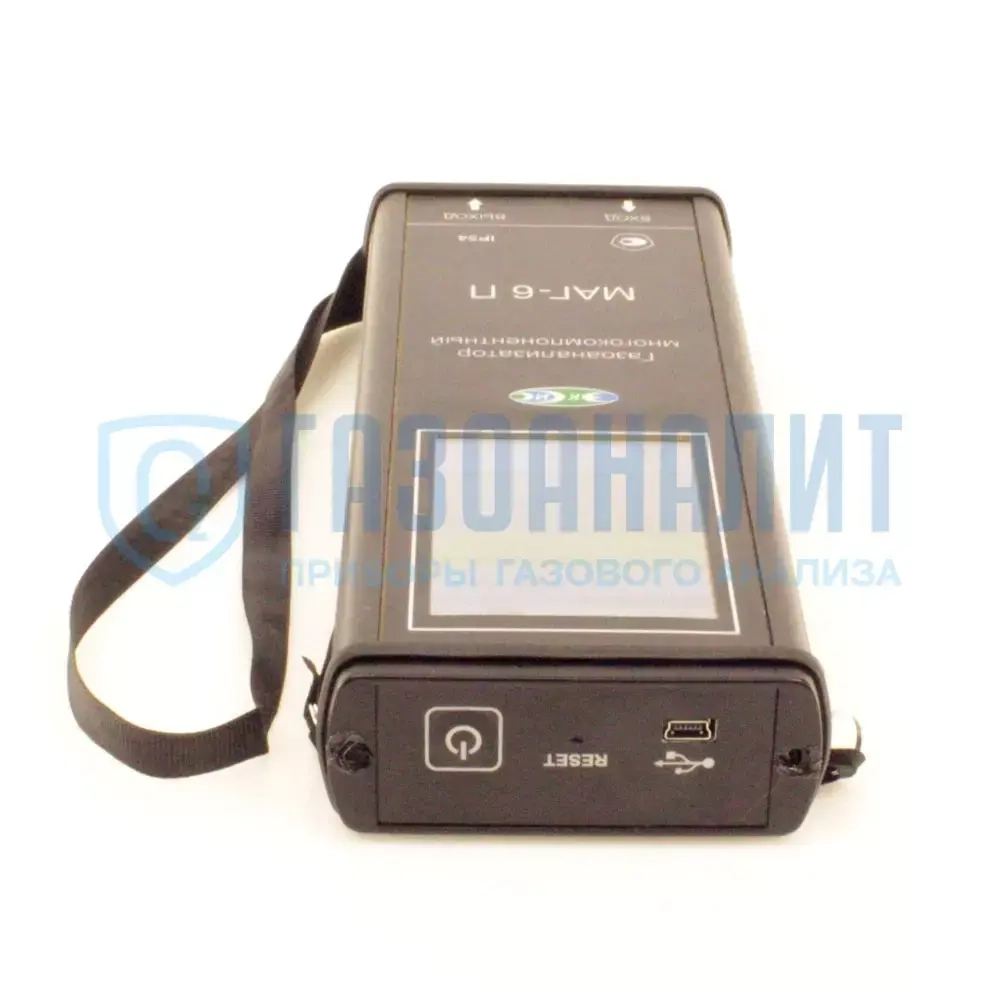МАГ-6 П-Т-В (МАГ-6 П-Т) газоанализатор с сенсорным TFT дисплеем многокомпонентный портативный