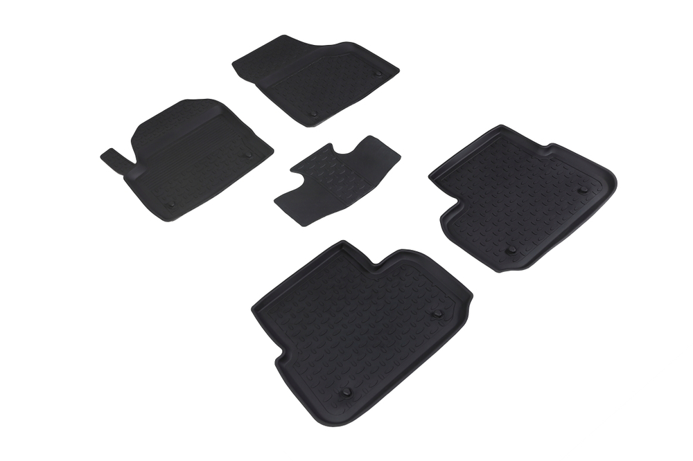 Резиновые коврики с высоким бортом для Land Rover Discovery Sport 2014-2019 Seintex.86737