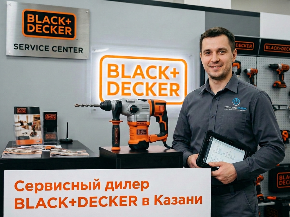 Ремонт перфоратора Black+Decker в Казани