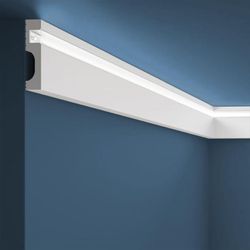 Плинтус для скрытого освещения Wallstyl, 2000x20x80 мм