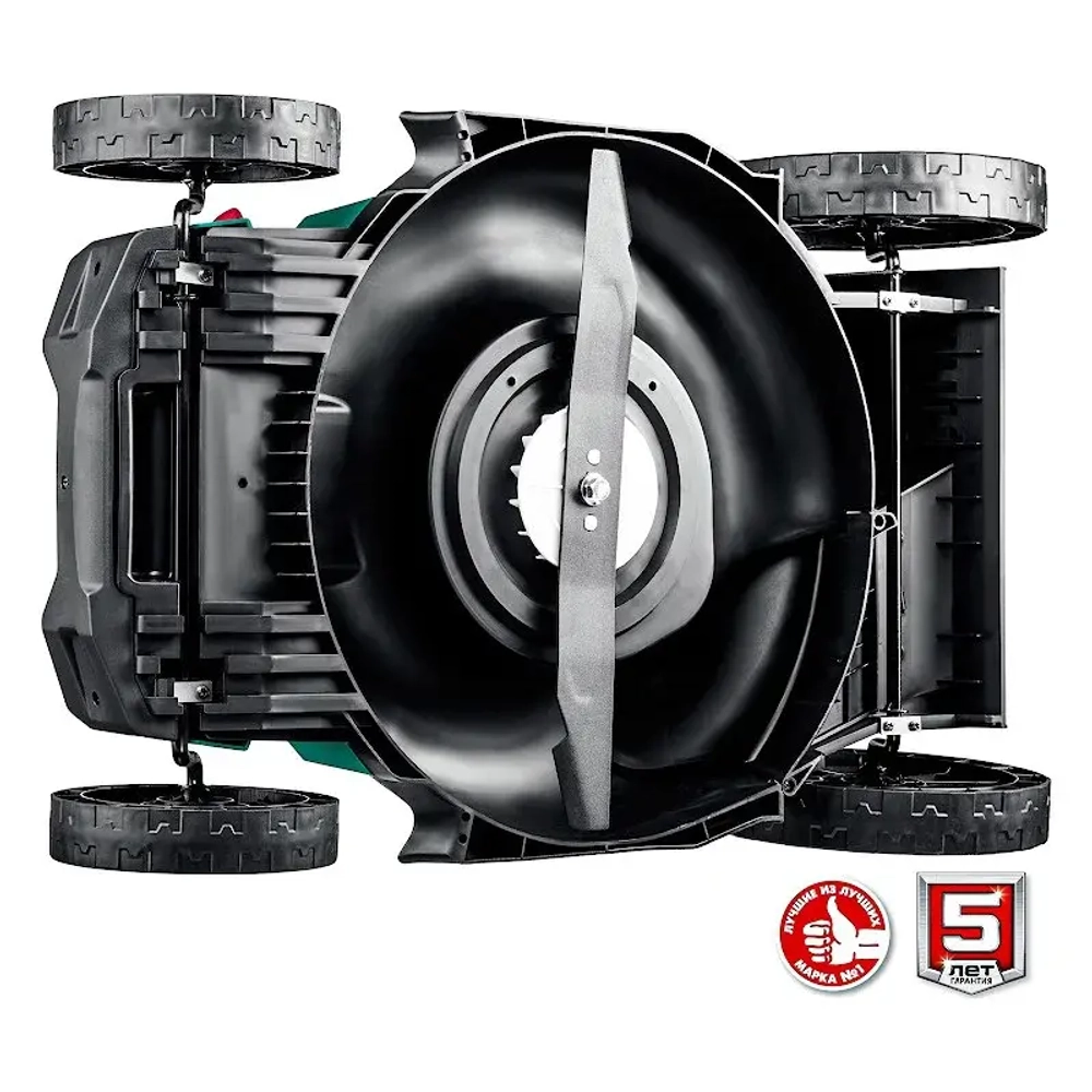 ЗУБР ГКЛ-3736-42 аккумуляторная газонокосилка (2 x 4 Ач, ЗУ)