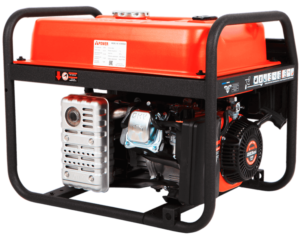 Генератор бензиновый A-iPower A3500ЕАХ 3кВт, 230В/50Гц, электростартер