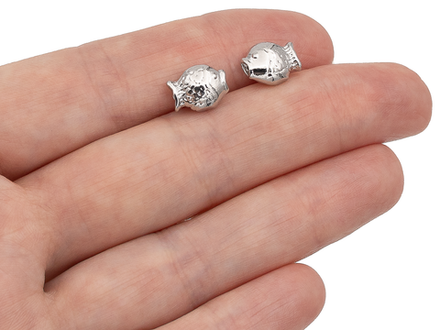 Бусина "Рыбка" 7,5х10мм ( 1 штука)