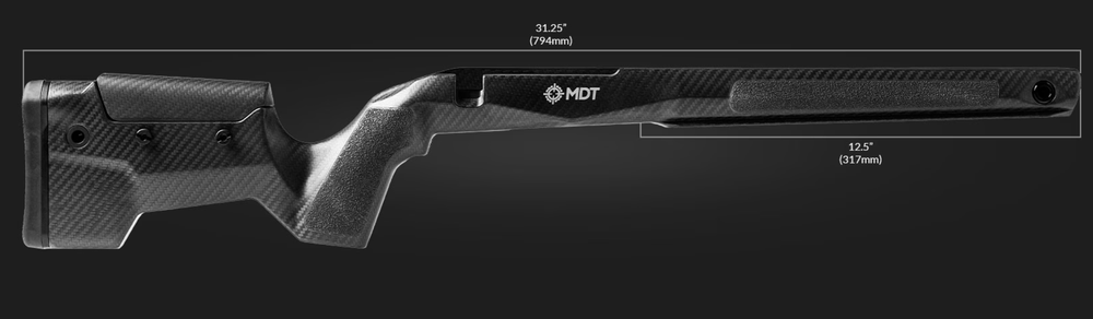 Шасси MDT CRBN Precision Kit Tikka T3/T3x SA RH Fixed ARCA