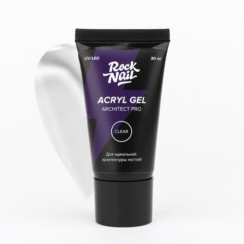 RockNail Acryl gel Clear, 30 мл
