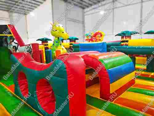 Коммерческий надувной батут Приключения динозавров