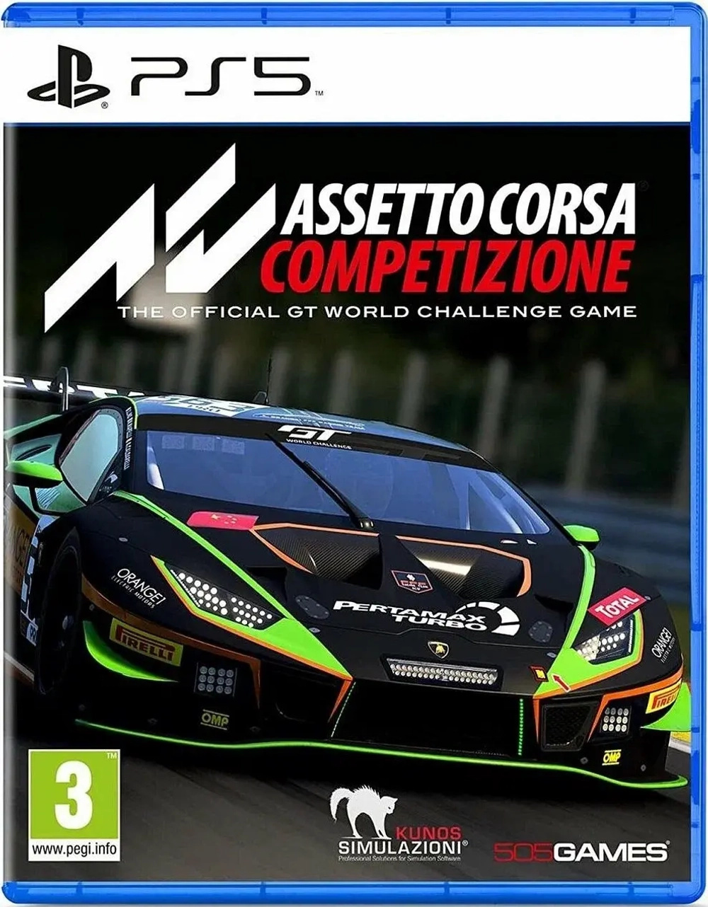 Игра Assetto Corsa Competizione (PS5, русские субтитры)