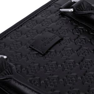 Кожаный портфель, черный CASE0221