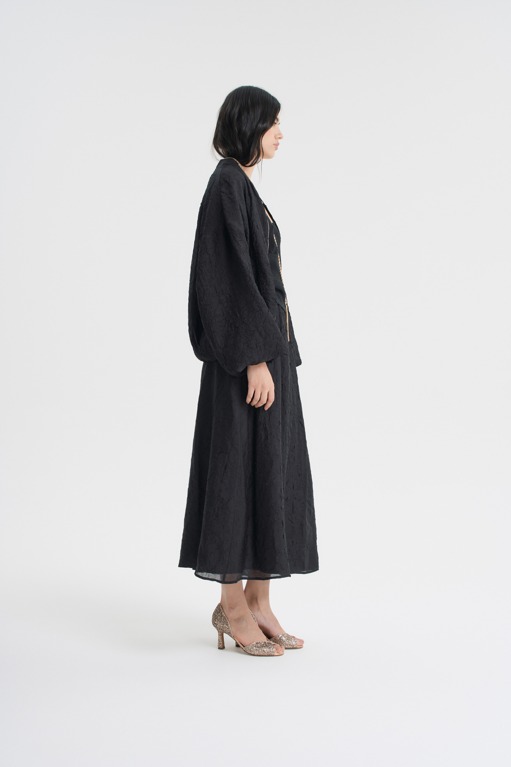 Бомбер из жатой вискозы