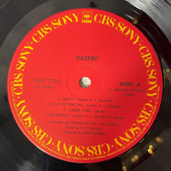 Винтажная виниловая пластинка LP Gazebo (Japan 1984) (Obi) Masterpiece