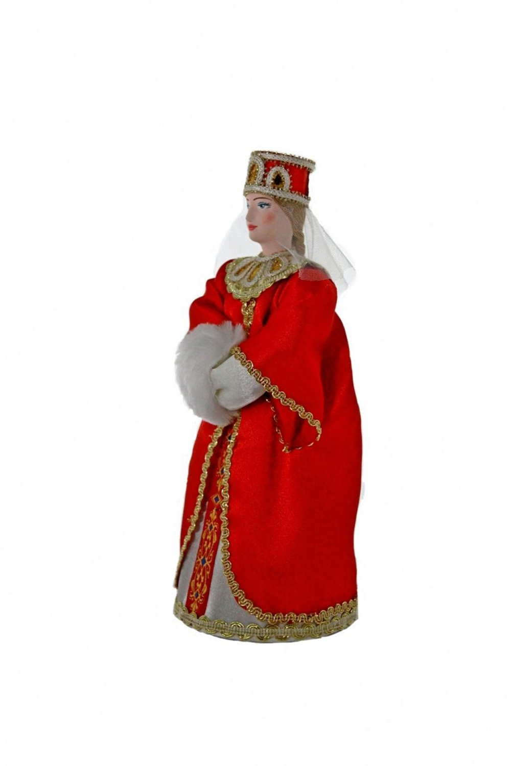 Кукла коллекционная Княжна с муфтой.