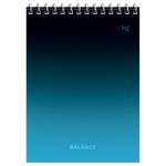 Блокнот  BG "Моноколор. Баланс" на спирали, А5, 40 листов в клетку