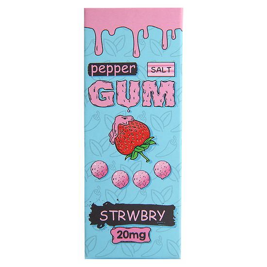 Жидкость Pepper Gum (30 мл, 20 мг SALT) STRWBRY