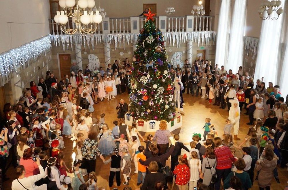 Макушка - звезда на елку «Рубиновая звезда» желтая