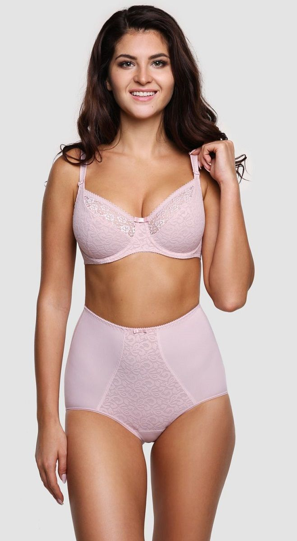 Трусы-макси с легким моделирующим эффектом (Размер: 44) (Цвет: пудровый)