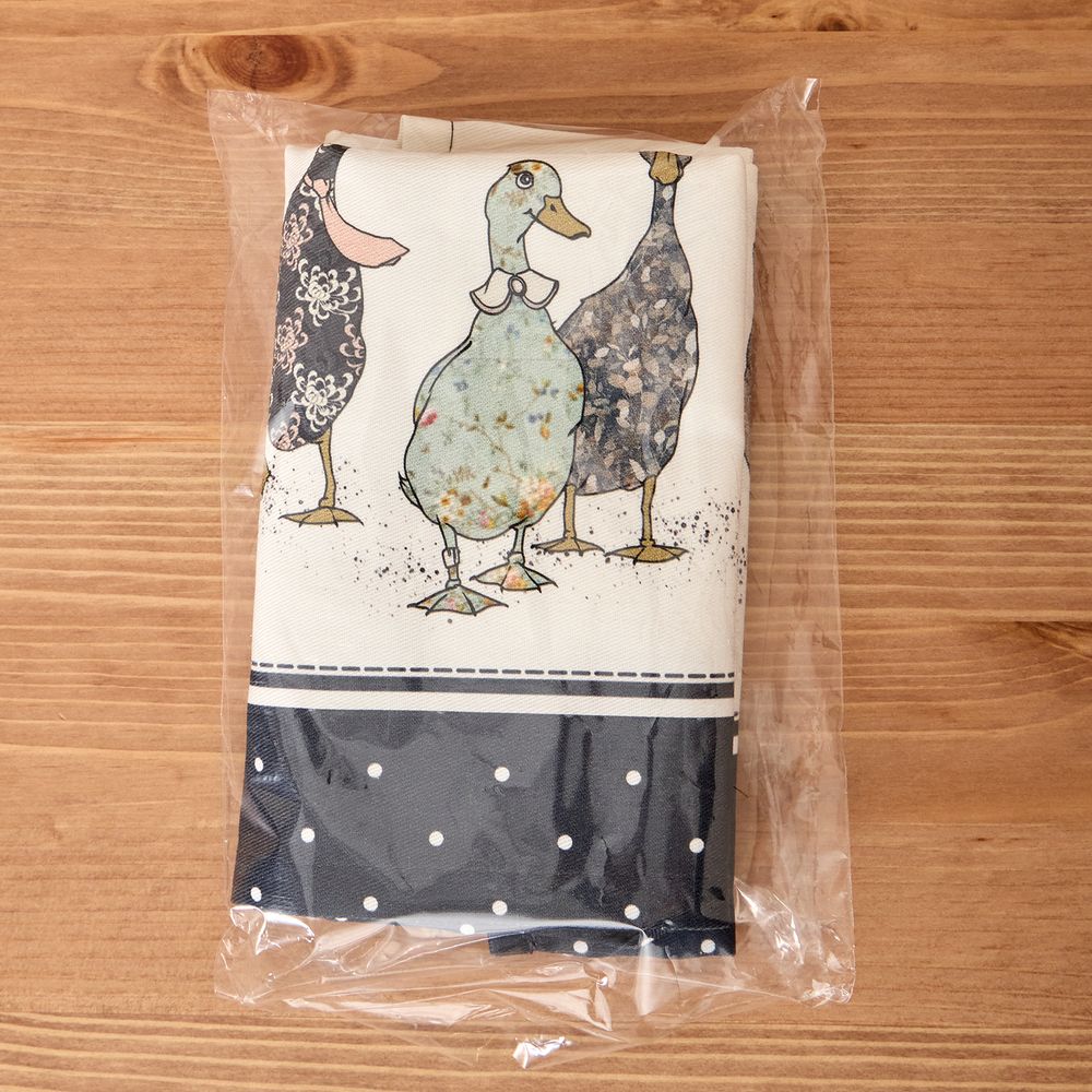 ФАРТУК "FAMILY FARM",100% ХЛОПОК,СИНИЙ, КАЙМА,ТВИЛ,ПРОПИТКА