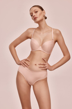 Телесные трусики-слипы с завышенной линией талии Diamante (Размер: 44) (Цвет: телесный)