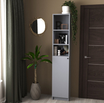 Cтеллаж Варма Стэнд 40, 39*198*28 см, серый